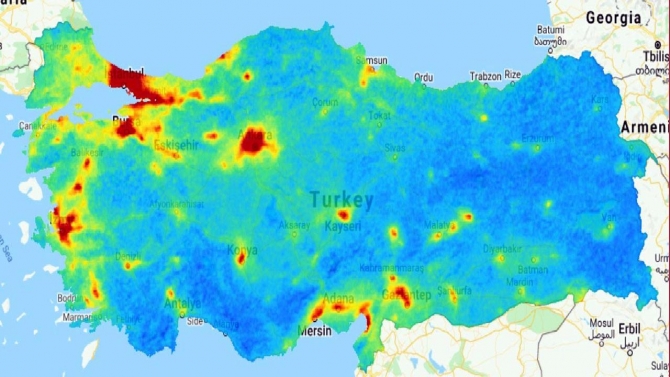 Uydu verilerinde Türkiye'nin en kirli şehri: İstanbul