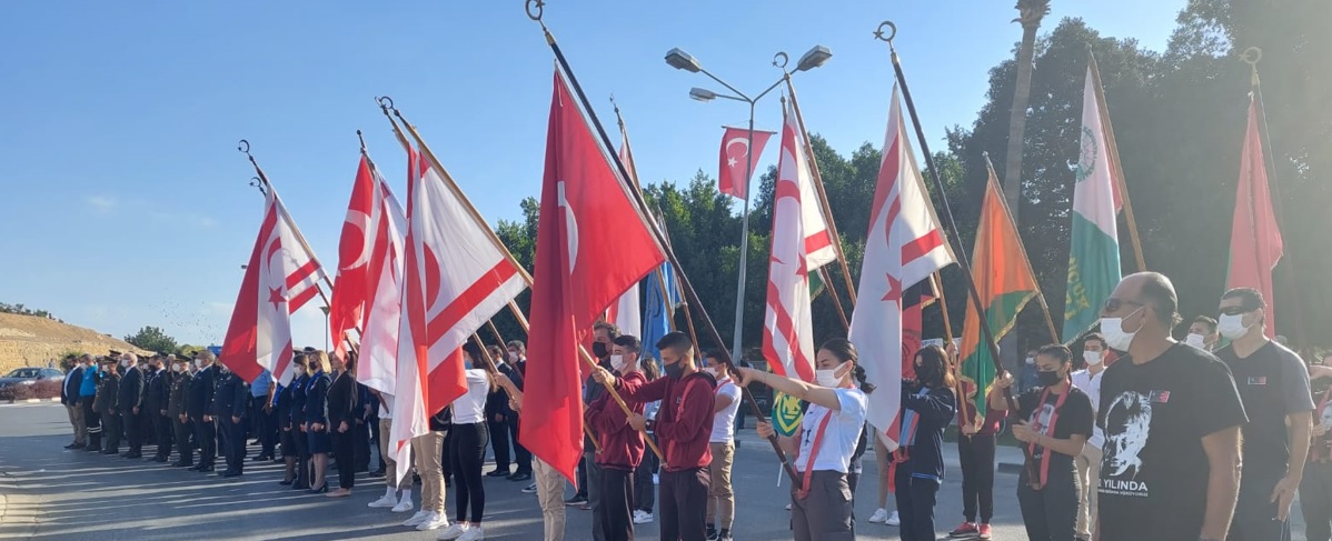 Ulu Önder Atatürk için tüm bölgelerde törenler yapıldı