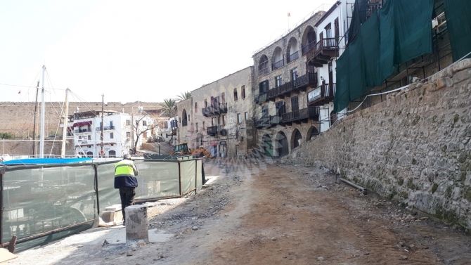 Girne Limanı’nda,Renovasyon ve Restorasyon Projesi devam ediyor…Ataoğlu: Antik Liman hak ettiği değere kavuşacak