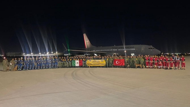 Meksika, Türkiye'ye 145 kişilik arama kurtarma ekibi gönderdi