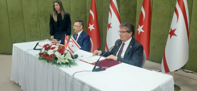 KKTC ve TC arasında 2023 Yılı İktisadi ve Mali İş Birliği Protokolü” imzalandı