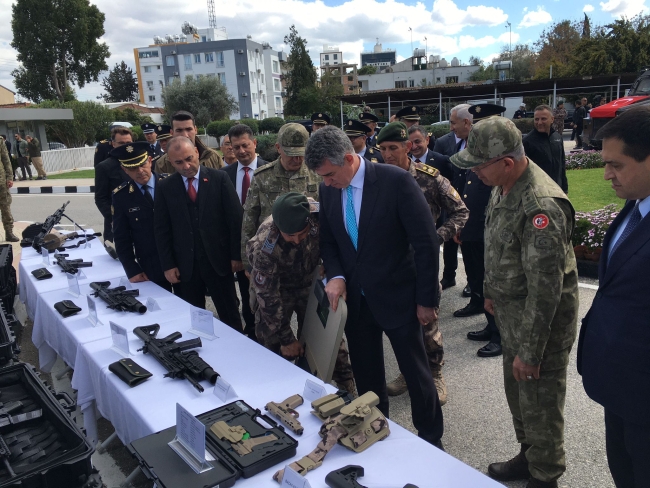 Türkiye'den KKTC polisine silah, zırhlı araç ve ekipman desteği