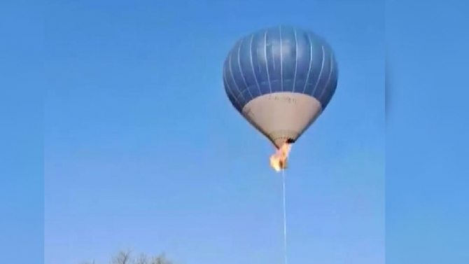 Meksika'da sıcak hava balonu alev aldı: 2 ölü