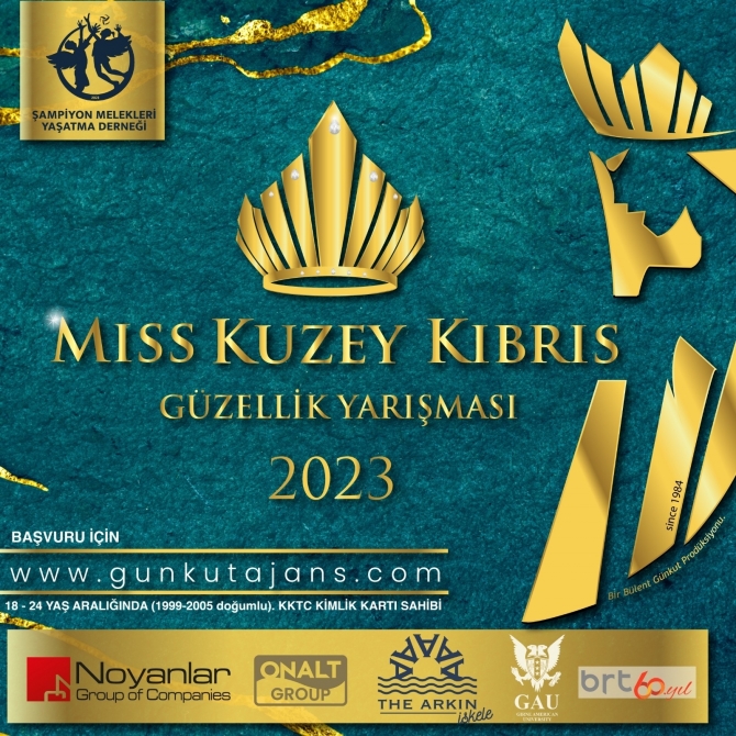 Miss Kuzey Kıbrıs ve Bay Kuzey Kıbrıs 2023 için başvurular başladı