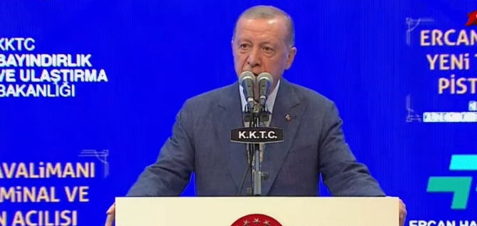 Erdoğan:Kıbrıs Adası’nda tahakkümü, gerginliği ve çatışma kültürünü değil eşit iki devletin yan yana, birlikte yaşama idealini destekleyin, çağrımı yineliyorum