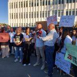 Başbakanlık önünde eylem
