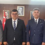 Bakan Berova görev süresi dolan Sivil Savunma Teşkilat Başkanı Karaca ve görevi devralacak Balaban’ı makamında kabul etti