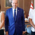 Cumhurbaşkanı  Tatar, Londra Rauf Raif Denktaş Türk Okulu Müdürünü ve beraberindeki heyeti kabul etti